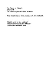 The Taboo of Taboo's Ch. 1 [English] [Rewrite] [olddog51] [Decensored]