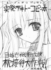 (COMIC1) [Akai Marlboro (Aka Marl)] Toppatsu Tekitou Copybon Mezase Kidou Rokka Makura Settai Daisakusen! (Mahou Shoujo Lyrical Nanoha)