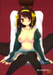 (C73) [Neko tank (Maitou)] Oshiete agenai (The Melancholy of Haruhi Suzumiya)