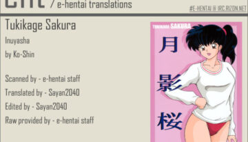 (C66) [Intendou (Yajuu)] Tukikage Sakura (Inuyasha) [English] [EHT]