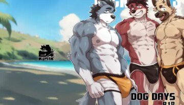 [Kumayaki (KUMAK)] Lucky Boys -Dog Days- [Japanese] [Censored]