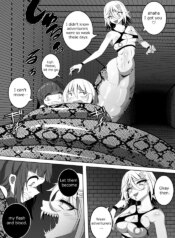 カイガ【kaiga】 – Lamia swallowed more than her limit and her stomach is about to burst (8p) ENG ver