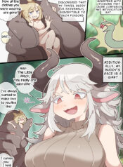 [imaat] A vore cartoon about being swallowed whole by a confused fellow giant girl [English/Japanese]